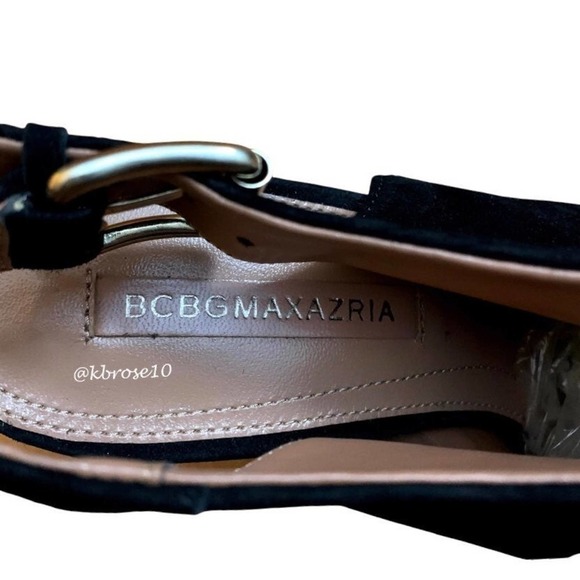 BCBG MAXAZRIA Peep-Toe Mules in Black Size 37 - Picture 9 of 11